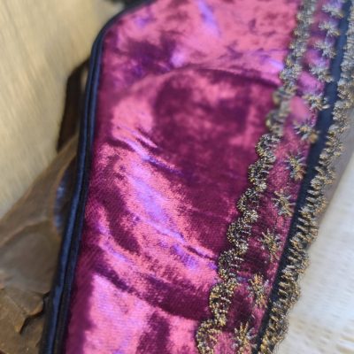 Ceinture fantasy conte de fée – velours pourpre