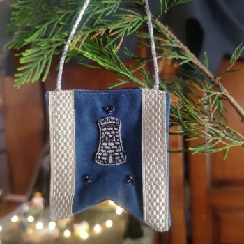 Bannière « tour d&rsquo;argent » médiévale fantasy